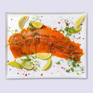 Planche de truite des Alpes façon gravlax - 400g